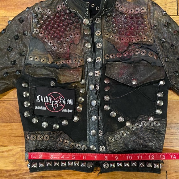 RARE Toxic Vision OOAK Studded Bathory Jacket - Picture 6 of 8